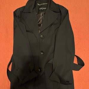 Vintage Ellen Tracy belted rain jacket, fully lined size S